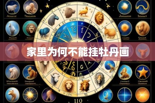 家里为何不能挂牡丹画