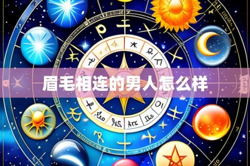 眉毛相连的男人怎么样