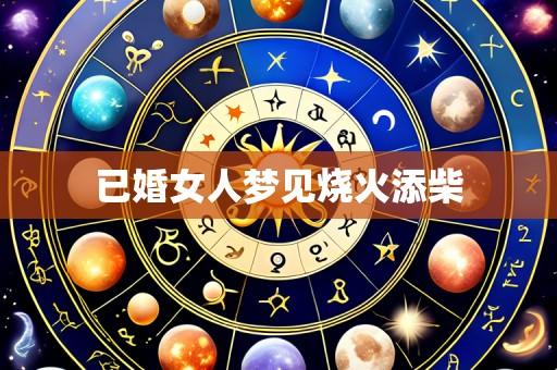 已婚女人梦见烧火添柴
