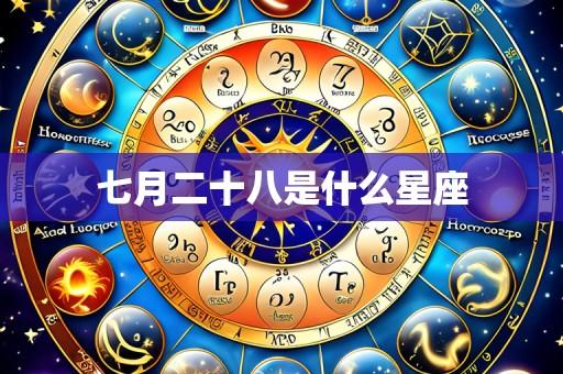 七月二十八是什么星座