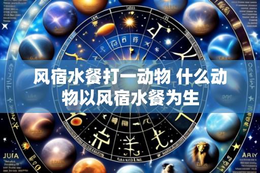风宿水餐打一动物 什么动物以风宿水餐为生