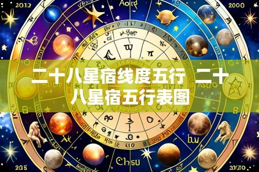 二十八星宿线度五行 二十八星宿五行表图