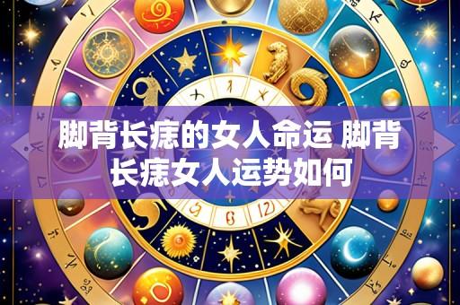 脚背长痣的女人命运 脚背长痣女人运势如何