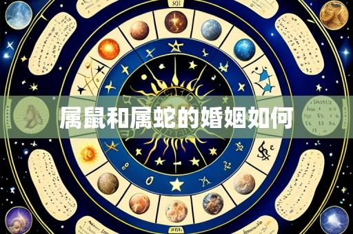 属鼠和属蛇的婚姻如何