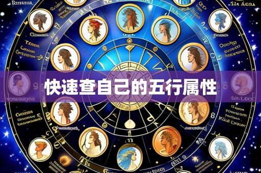 快速查自己的五行属性