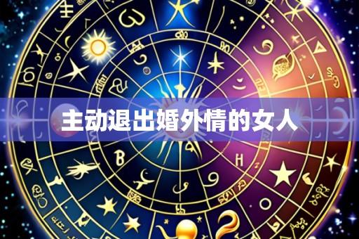 主动退出婚外情的女人