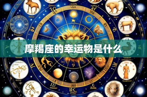 摩羯座的幸运物是什么