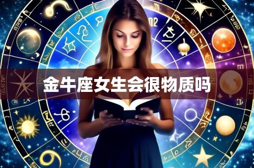 金牛座女生会很物质吗