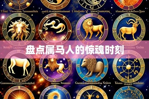 盘点属马人的惊魂时刻