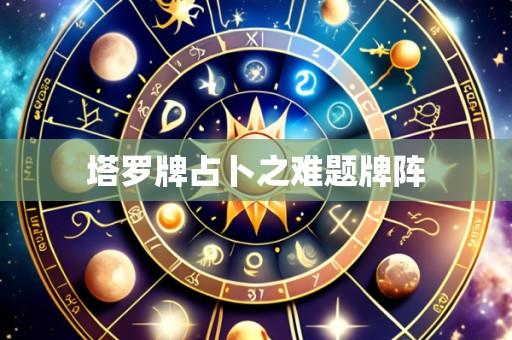塔罗牌占卜之难题牌阵