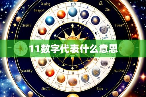11数字代表什么意思