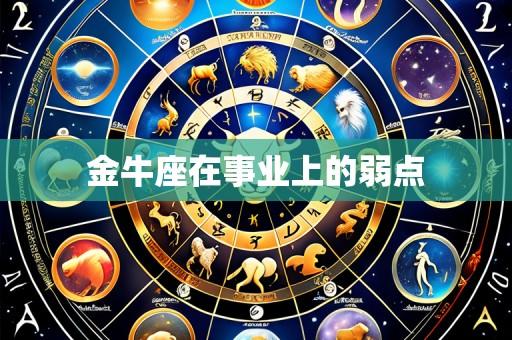 金牛座在事业上的弱点