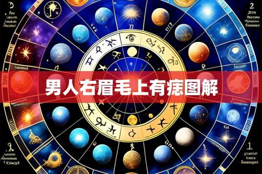 男人右眉毛上有痣图解