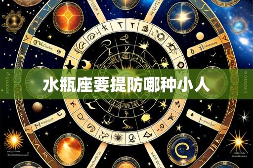 水瓶座要提防哪种小人