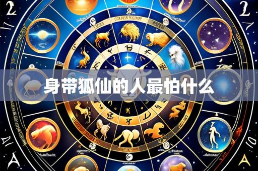 身带狐仙的人最怕什么