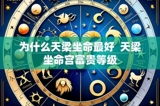 为什么天梁坐命最好  天梁坐命宫富贵等级