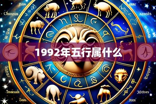 1992年五行属什么