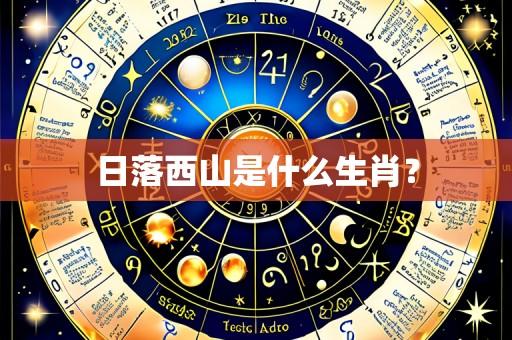 日落西山是什么生肖?