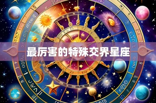 最厉害的特殊交界星座
