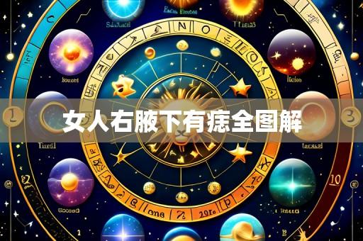 女人右腋下有痣全图解