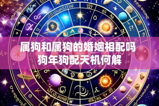 属狗和属狗的婚姻相配吗 狗年狗配天机何解