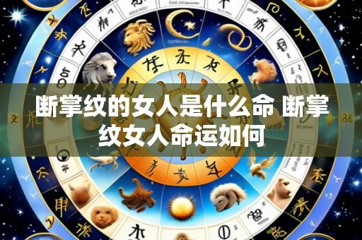 断掌纹的女人是什么命 断掌纹女人命运如何