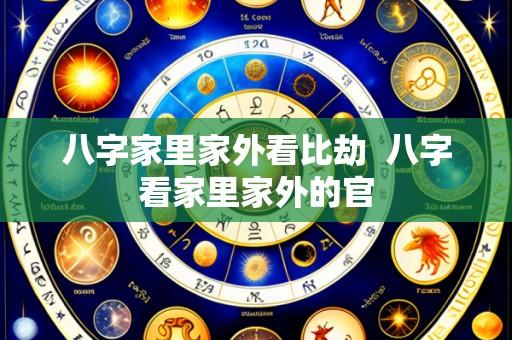 八字家里家外看比劫 八字看家里家外的官