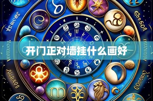 开门正对墙挂什么画好
