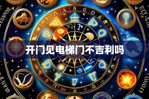 开门见电梯门不吉利吗