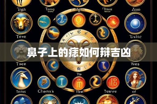 鼻子上的痣如何辩吉凶