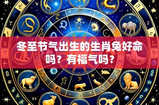 冬至节气出生的生肖兔好命吗?有福气吗?
