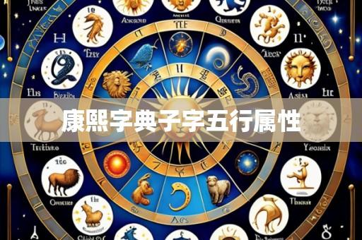 康熙字典子字五行属性