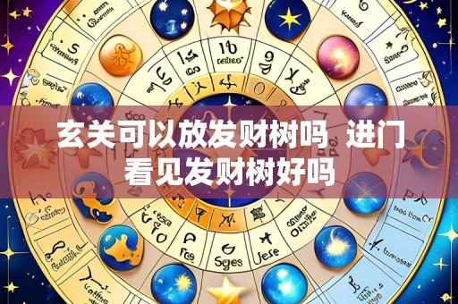 玄关可以放发财树吗 进门看见发财树好吗