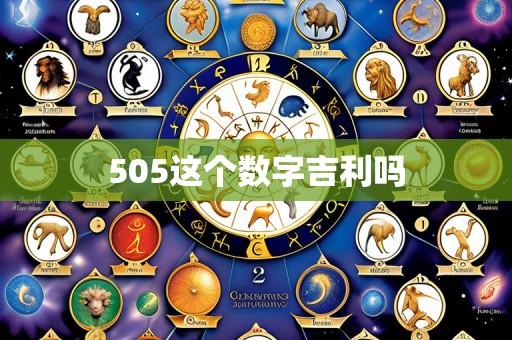 505这个数字吉利吗
