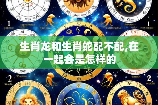 生肖龙和生肖蛇配不配,在一起会是怎样的
