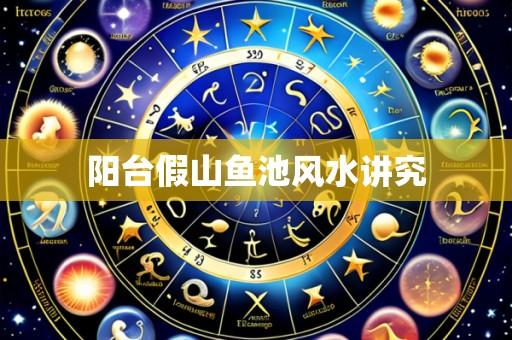 阳台假山鱼池风水讲究