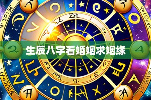 生辰八字看婚姻求姻缘