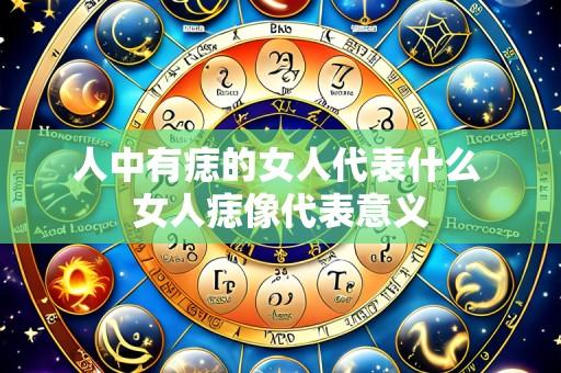 人中有痣的女人代表什么 女人痣像代表意义