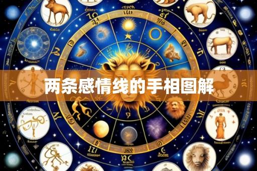 两条感情线的手相图解