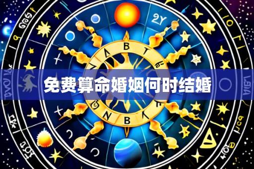 免费算命婚姻何时结婚