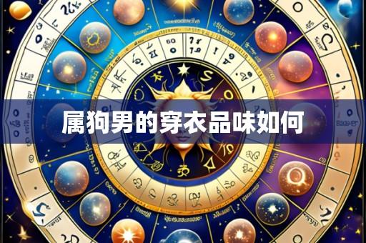 属狗男的穿衣品味如何