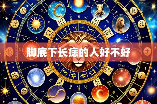 脚底下长痣的人好不好