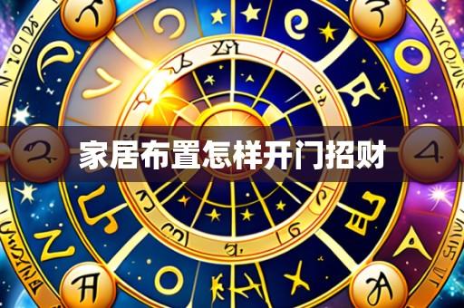 家居布置怎样开门招财