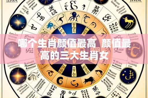 哪个生肖颜值最高 颜值最高的三大生肖女