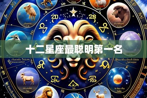 十二星座最聪明第一名