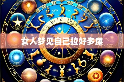 女人梦见自己拉好多屎