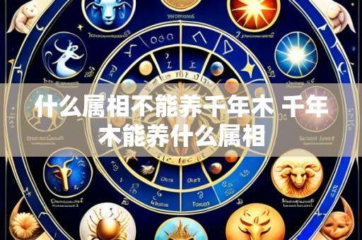 什么属相不能养千年木 千年木能养什么属相