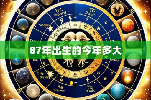 87年出生的今年多大