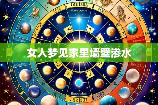 女人梦见家里墙壁渗水