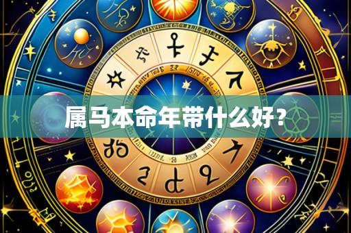 属马本命年带什么好？